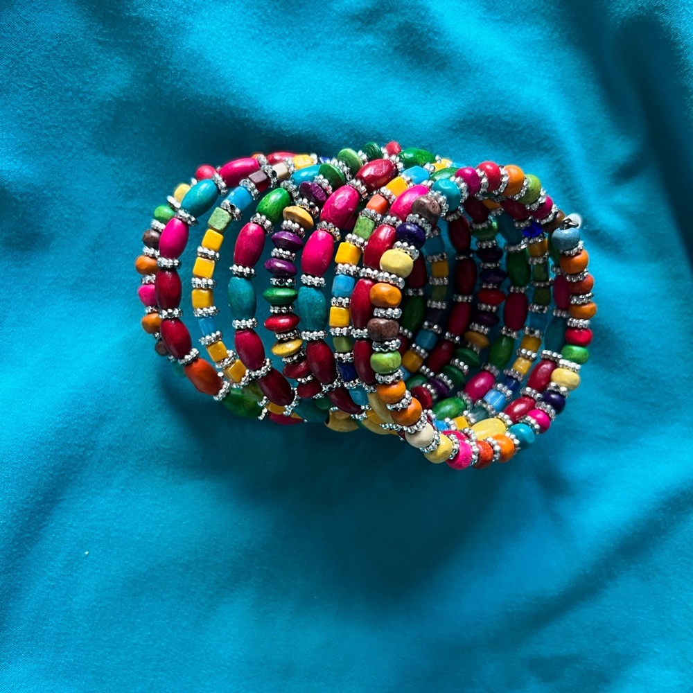 Colorful Sassy Jones Wraparound bracelet